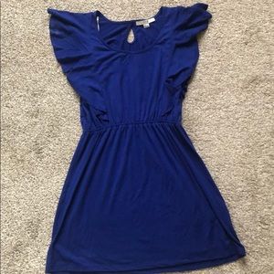 Ruffled Sleeved Dress